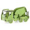 Little & Wood: Woodlet: Medium - Concrete Truck - Green, 3D Wooden Kit-Set, Construction Vehicle Puzzle, Easy Assembly Model, Pop Build Fun, Ages 6+